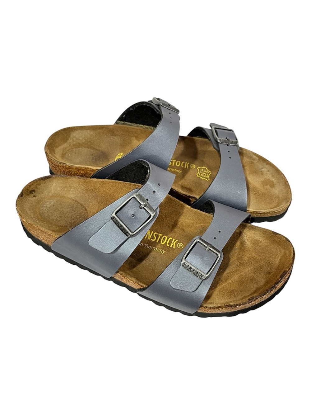 Birkenstock Sydney Graceful Slide Sandal- Metallic Black